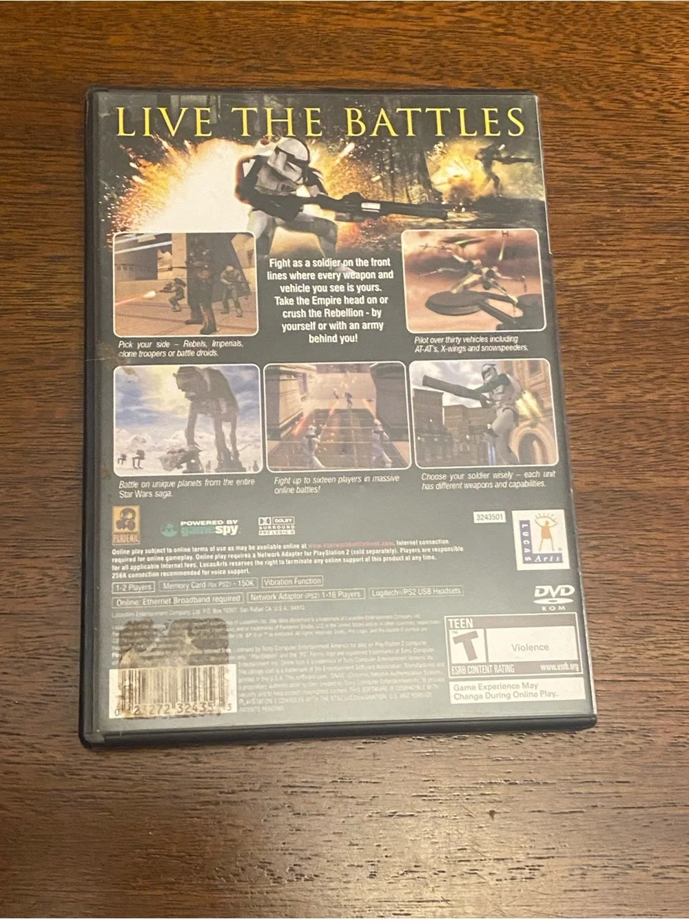 Sony Star Wars: Battlefront (Black) PlayStation 2